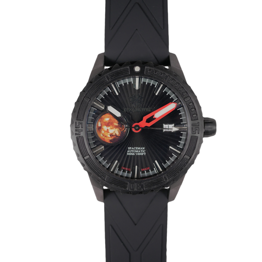 Neminus Spaceman Mars Traveler 44mm Swiss Automatic Movement Men's Watch WR30ATM